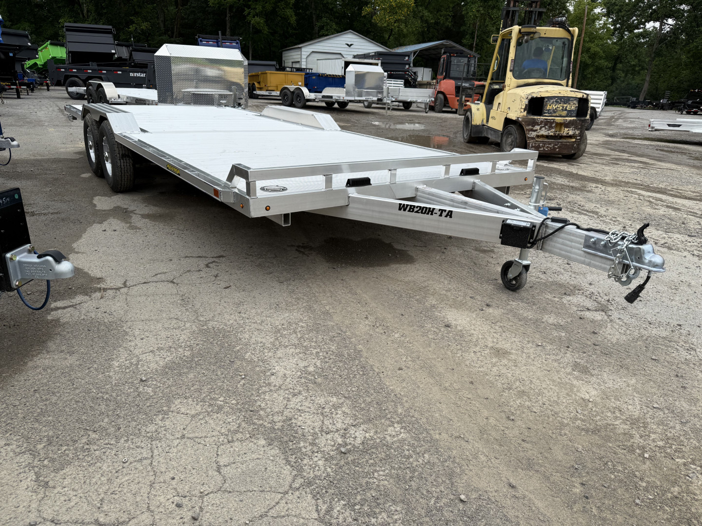 New 2025 Aluma WB20H-TA-EL-DOF-R-RR Utility Trailer