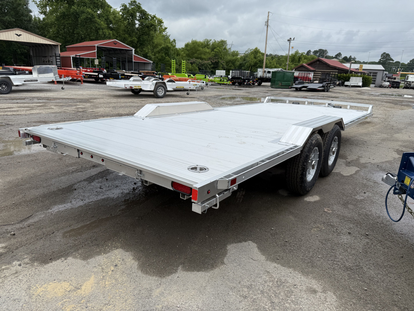 New 2025 Aluma WB20H-TA-EL-DOF-R-RR Utility Trailer