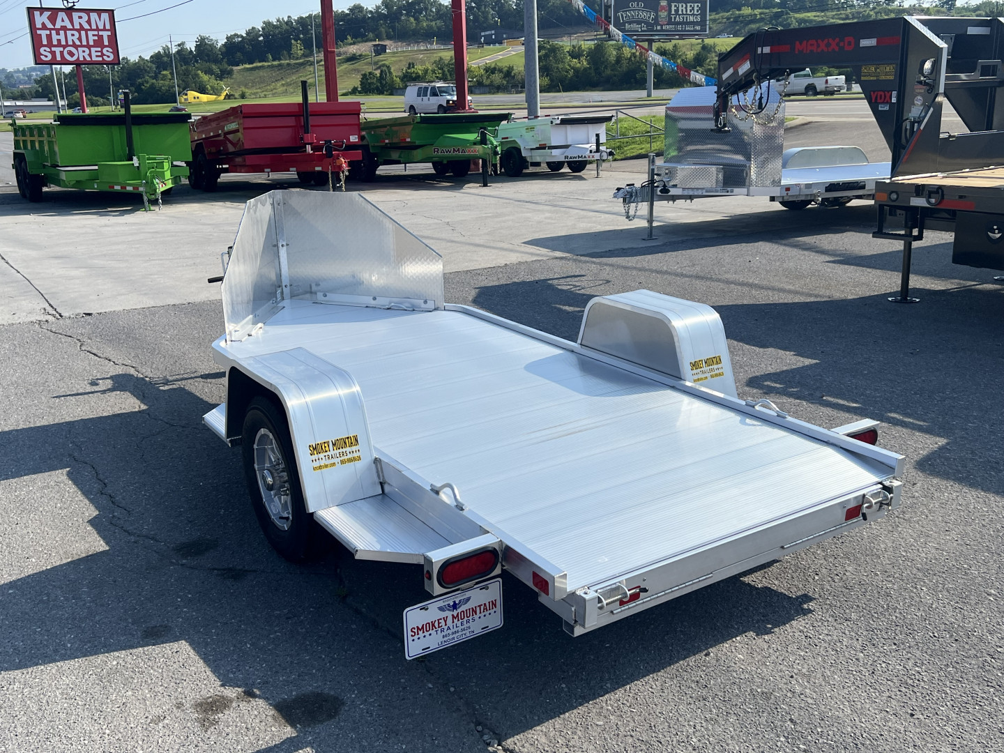 New 2025 Aluma MC10S-R Utility Trailer