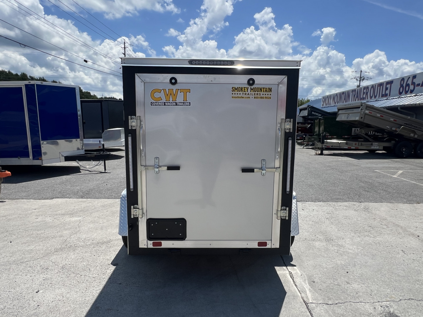 New 2025 Covered Wagon Trailers 5X8 SA SIDE DOOR RAMP 6" Cargo / Enclosed Trailer