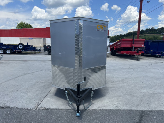 New 2025 Covered Wagon Trailers 5X8 SA SIDE DOOR RAMP 6" Cargo / Enclosed Trailer