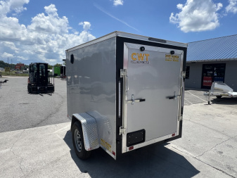 New 2025 Covered Wagon Trailers 5X8 SA SIDE DOOR RAMP 6" Cargo / Enclosed Trailer