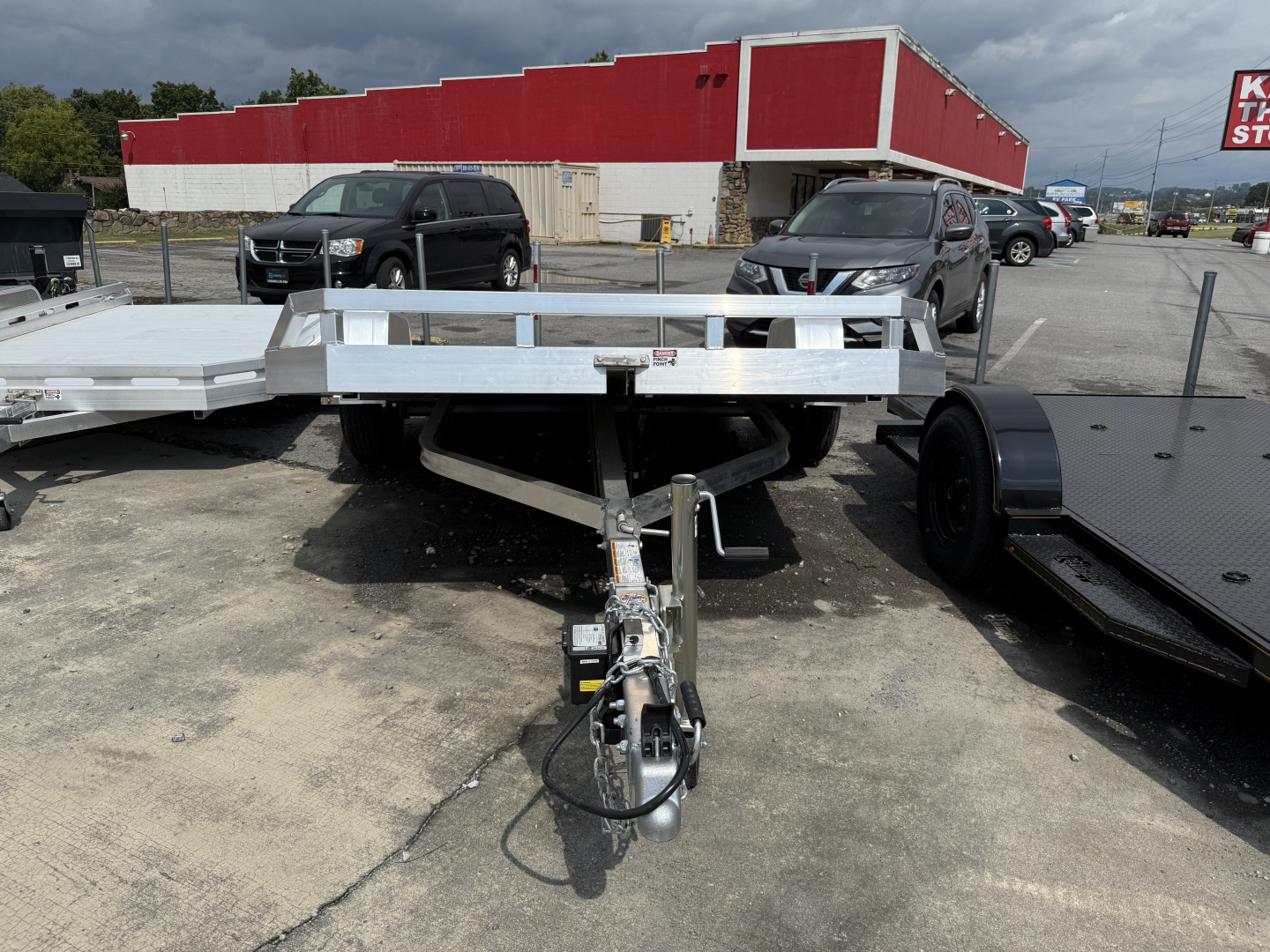 New 2025 Aluma 8214H-TILT-S-EL-RTD Utility Trailer