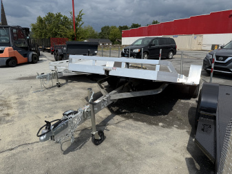 New 2025 Aluma 8214H-TILT-S-EL-RTD Utility Trailer