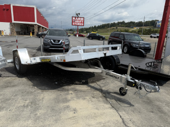 New 2025 Aluma 8214H-TILT-S-EL-RTD Utility Trailer