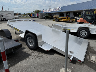 New 2025 Aluma 8214H-TILT-S-EL-RTD Utility Trailer