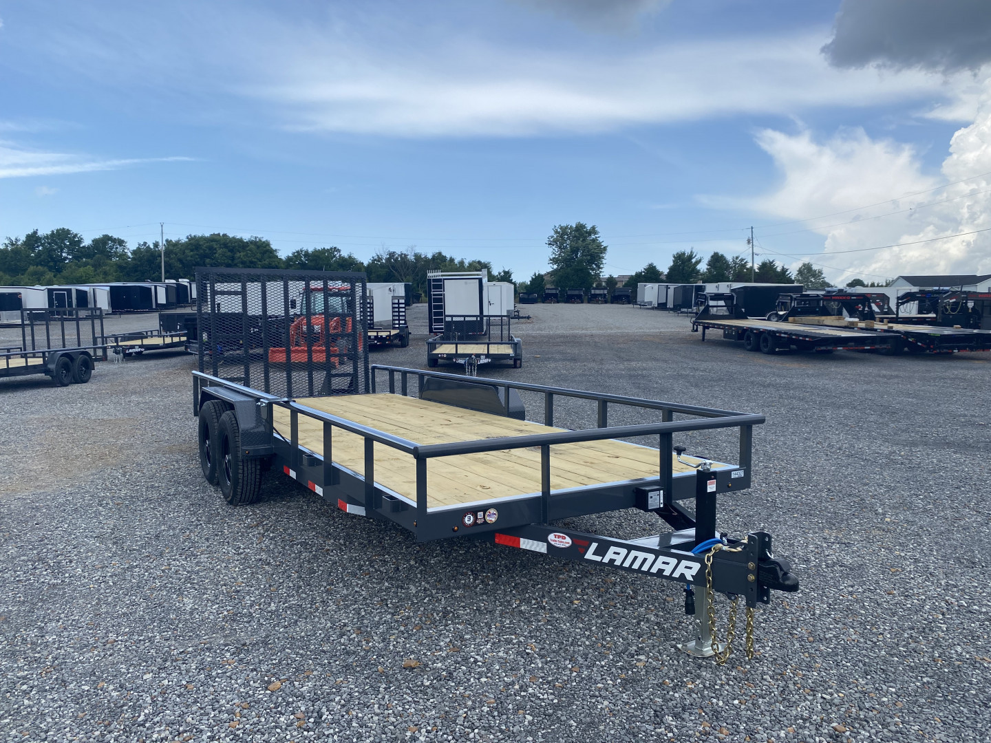 New 2025 Lamar 83"x20' 10k Utility Trailer