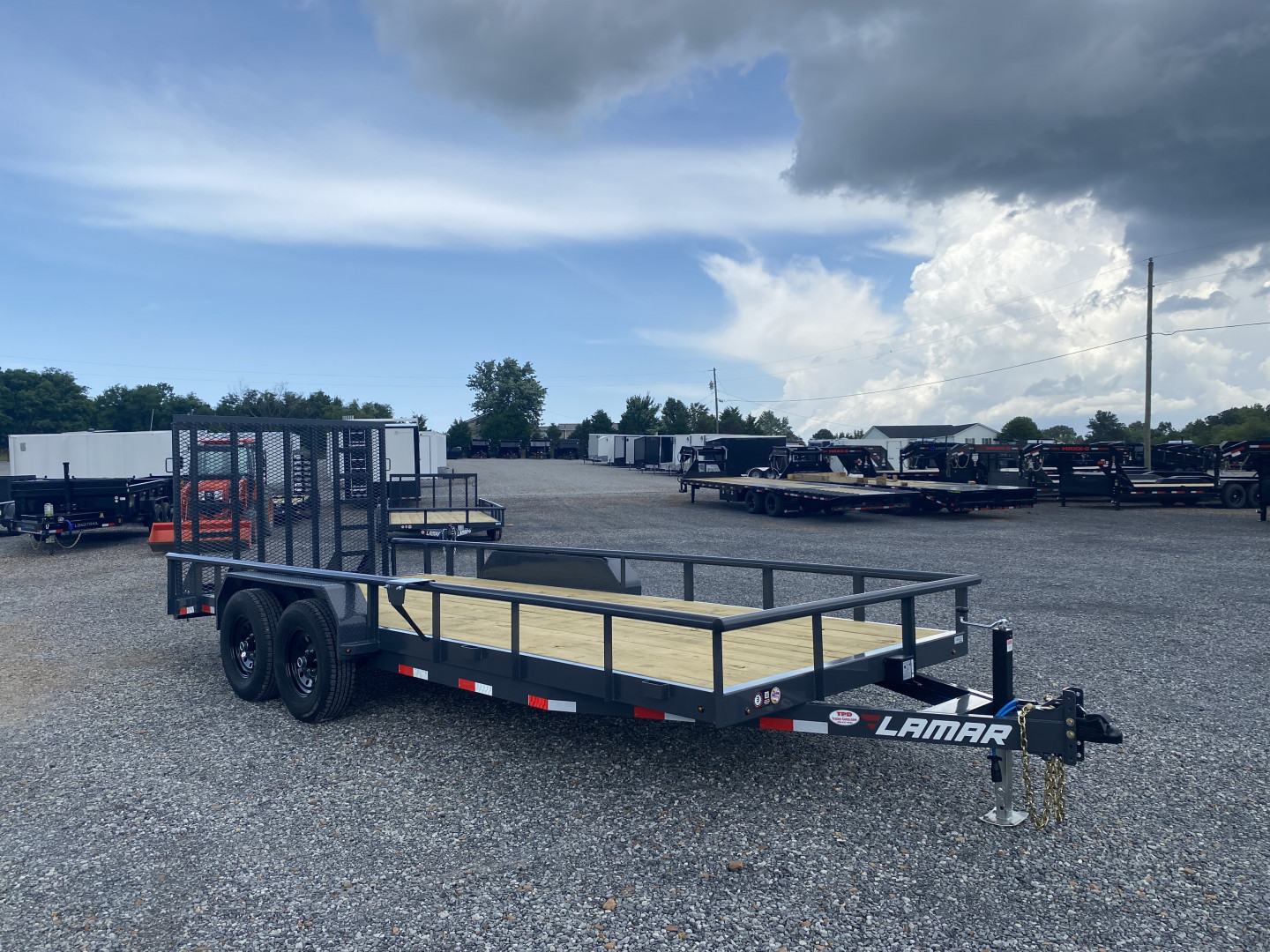 New 2025 Lamar 83"x20' 10k Utility Trailer