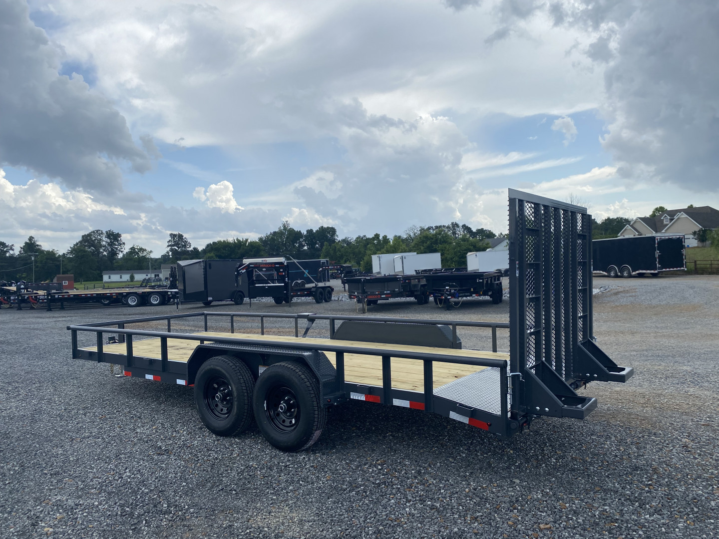 New 2025 Lamar 83"x20' 10k Utility Trailer