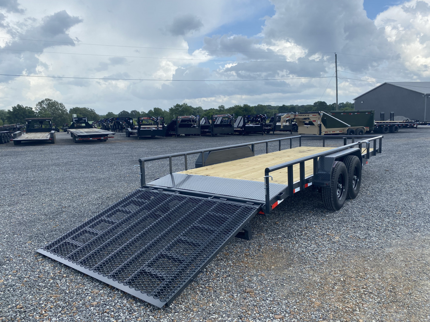New 2025 Lamar 83"x20' 10k Utility Trailer