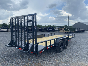 New 2025 Lamar 83"x20' 10k Utility Trailer