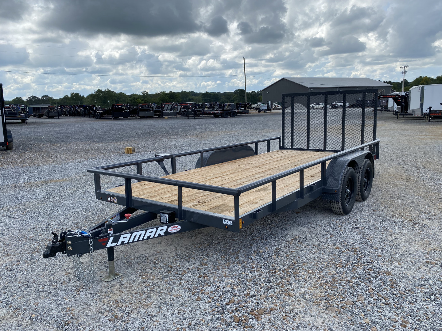 New 2025 Lamar 83"X16' 7K Utility Trailer