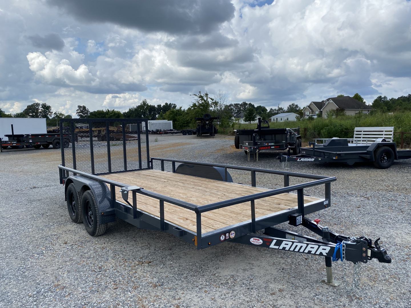 New 2025 Lamar 83"X16' 7K Utility Trailer