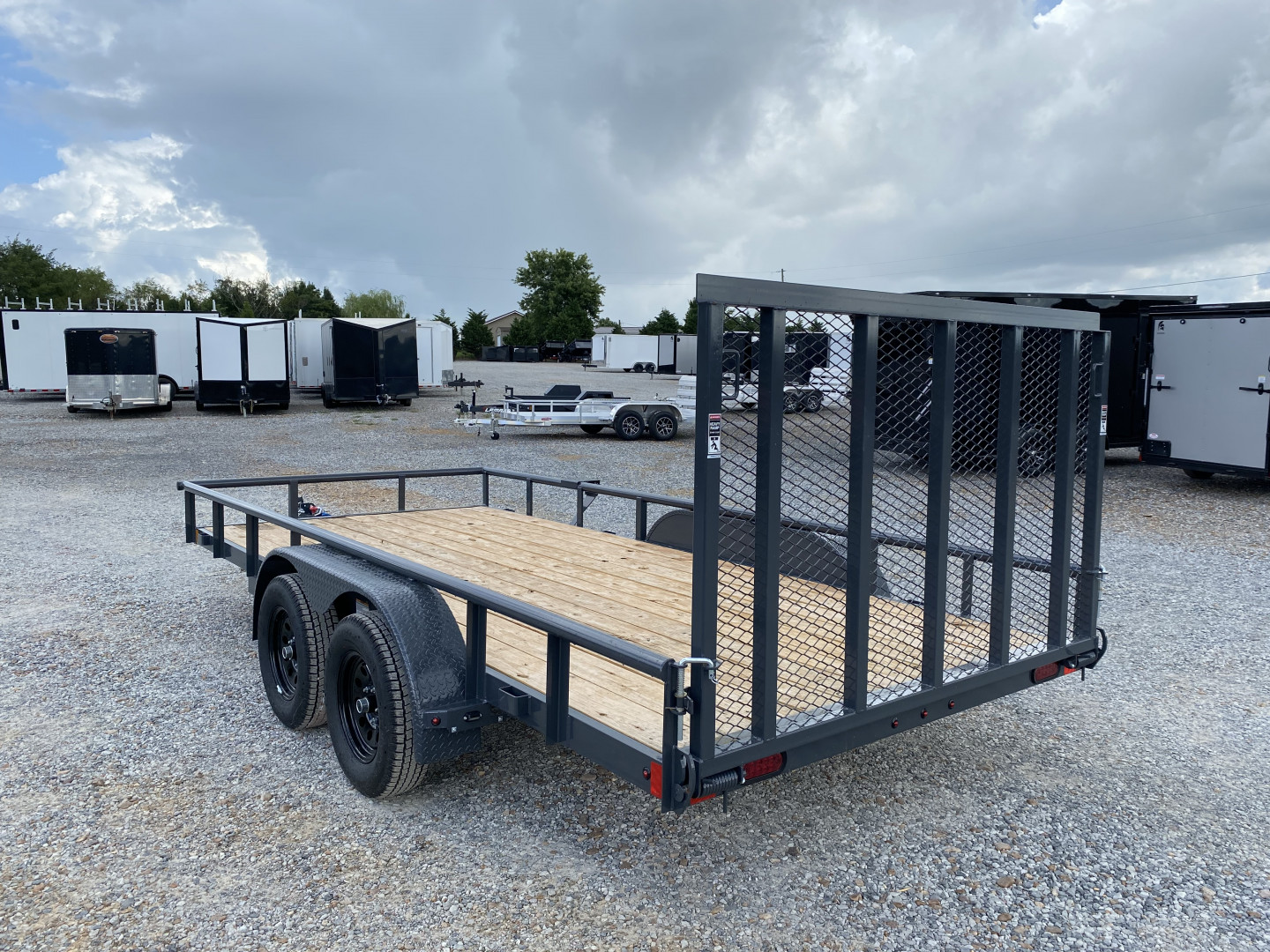 New 2025 Lamar 83"X16' 7K Utility Trailer