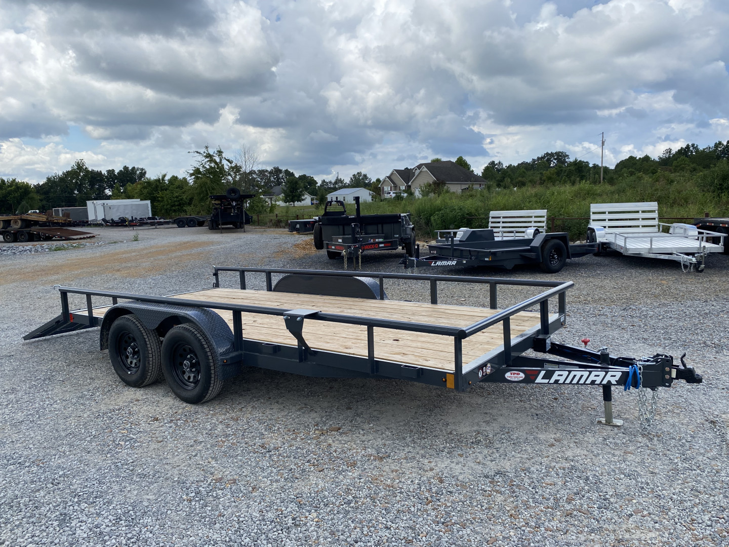 New 2025 Lamar 83"X16' 7K Utility Trailer