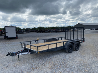 New 2025 Lamar 83"X16' 7K Utility Trailer