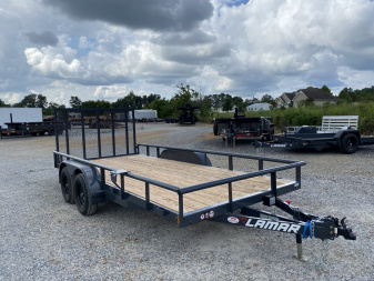 New 2025 Lamar 83"X16' 7K Utility Trailer