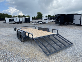 New 2025 Lamar 83"X16' 7K Utility Trailer