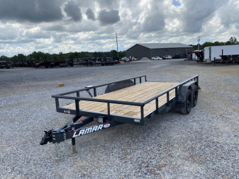 New 2025 Lamar 83"X16' 7K Utility Trailer