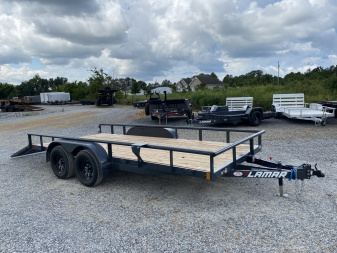 New 2025 Lamar 83"X16' 7K Utility Trailer