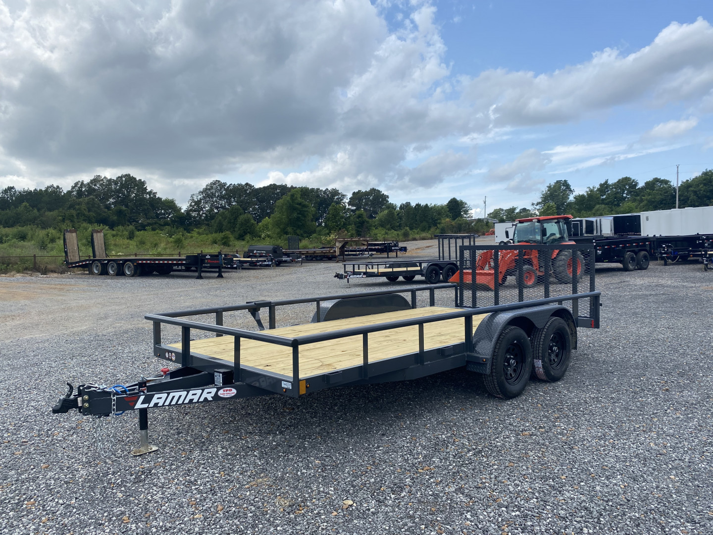 New 2025 Lamar 83"X16' 7K Utility Trailer