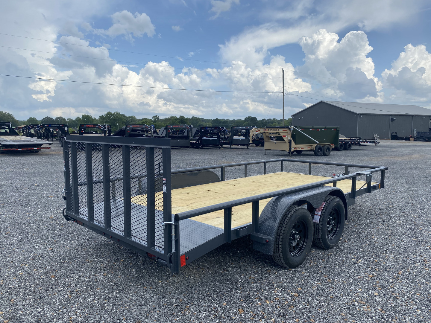 New 2025 Lamar 83"X16' 7K Utility Trailer