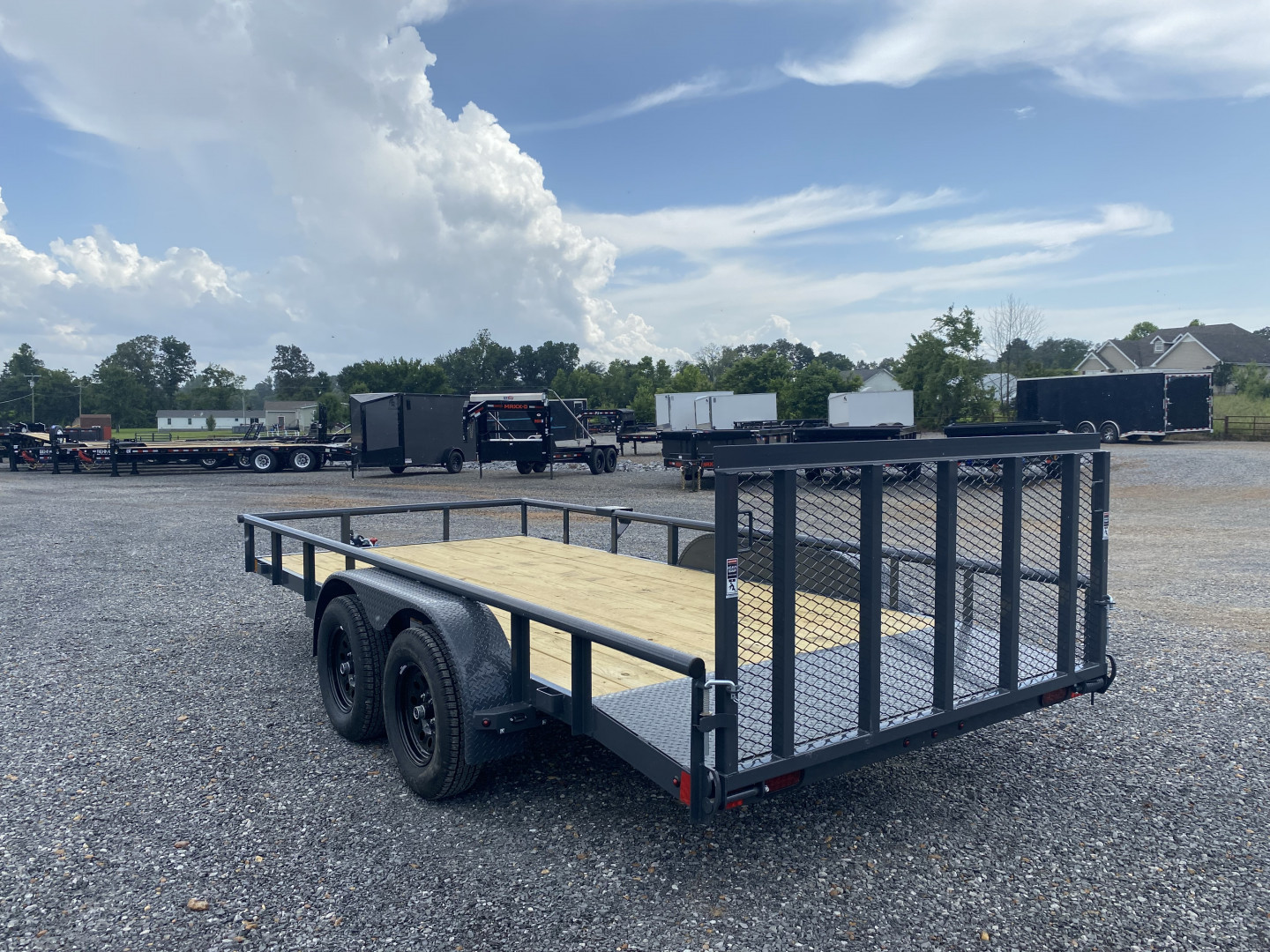 New 2025 Lamar 83"X16' 7K Utility Trailer