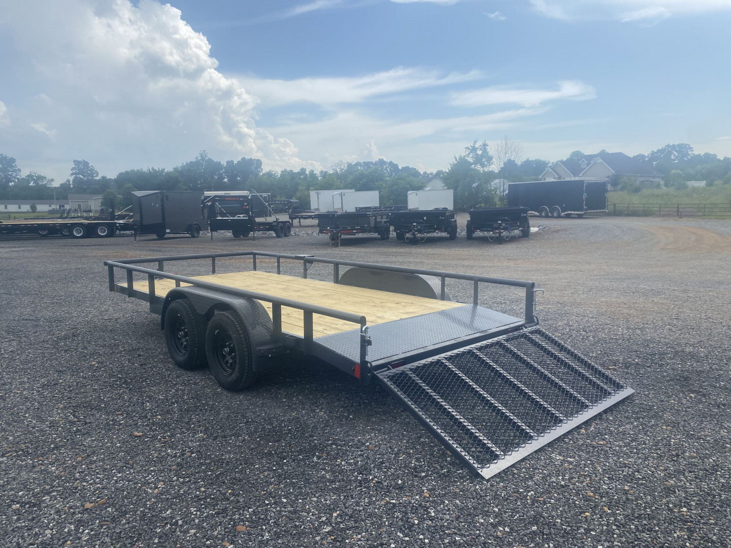 New 2025 Lamar 83"X16' 7K Utility Trailer