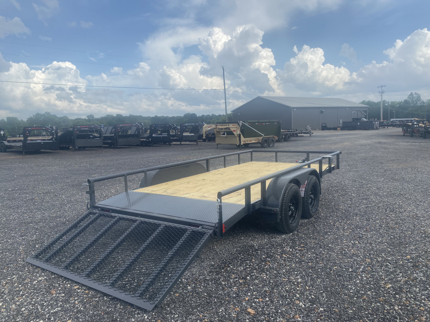 New 2025 Lamar 83"X16' 7K Utility Trailer