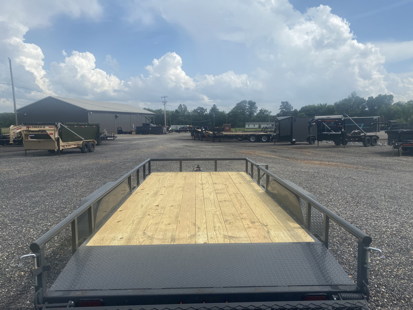 New 2025 Lamar 83"X16' 7K Utility Trailer