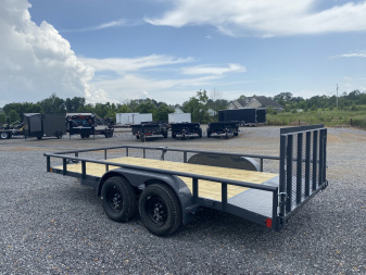 New 2025 Lamar 83"X16' 7K Utility Trailer