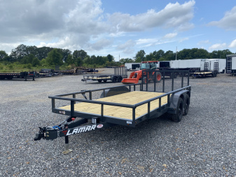 New 2025 Lamar 83"X16' 7K Utility Trailer