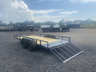 New 2025 Lamar 83"X16' 7K Utility Trailer