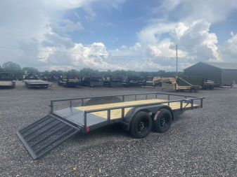 New 2025 Lamar 83"X16' 7K Utility Trailer