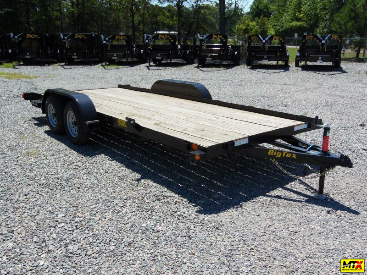 New 2026 Big Tex 18' 60EC Car Trailer w/ Slide in Ramps