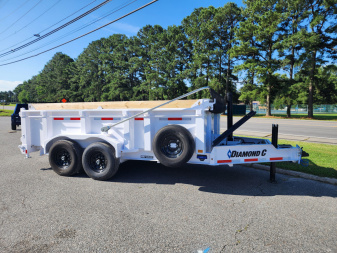 New 2025 Diamond C Trailers Pacesetter Edition LPT207 7x14 Telescopic Dump Trailer *Includes an instant $1500 rebate, ends Sept 26th*