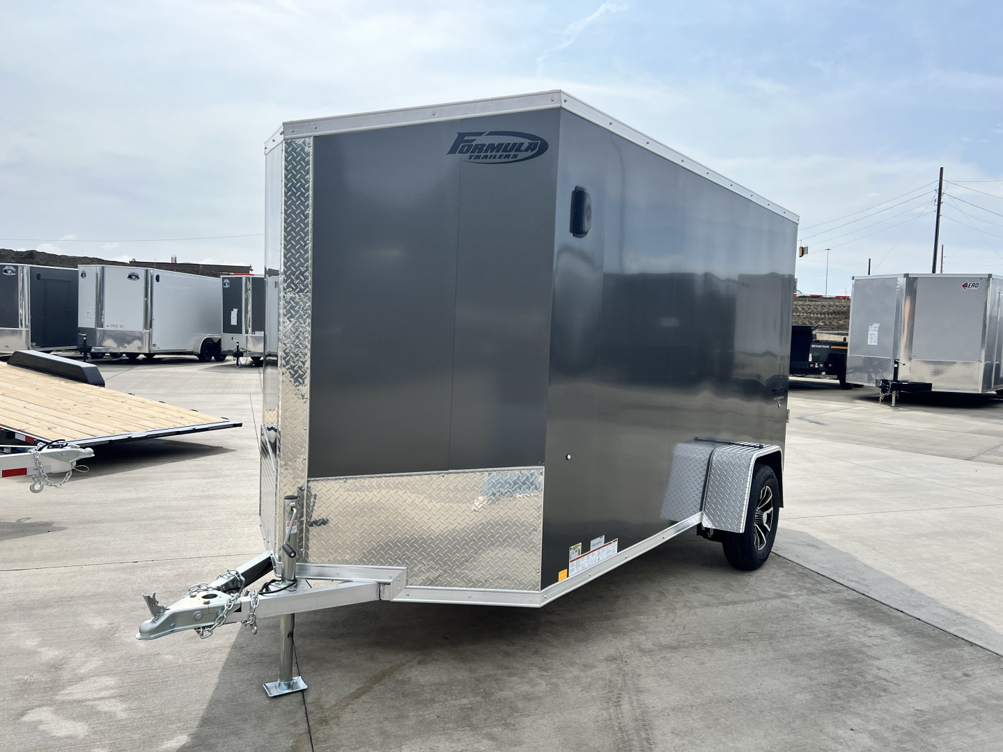 New 2025 Formula Trailers 6x12 aluminum Cargo / Enclosed Trailer