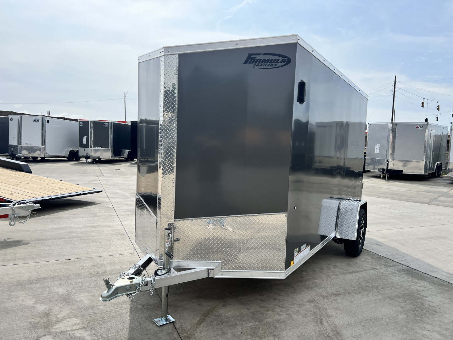 New 2025 Formula Trailers 6x12 aluminum Cargo / Enclosed Trailer