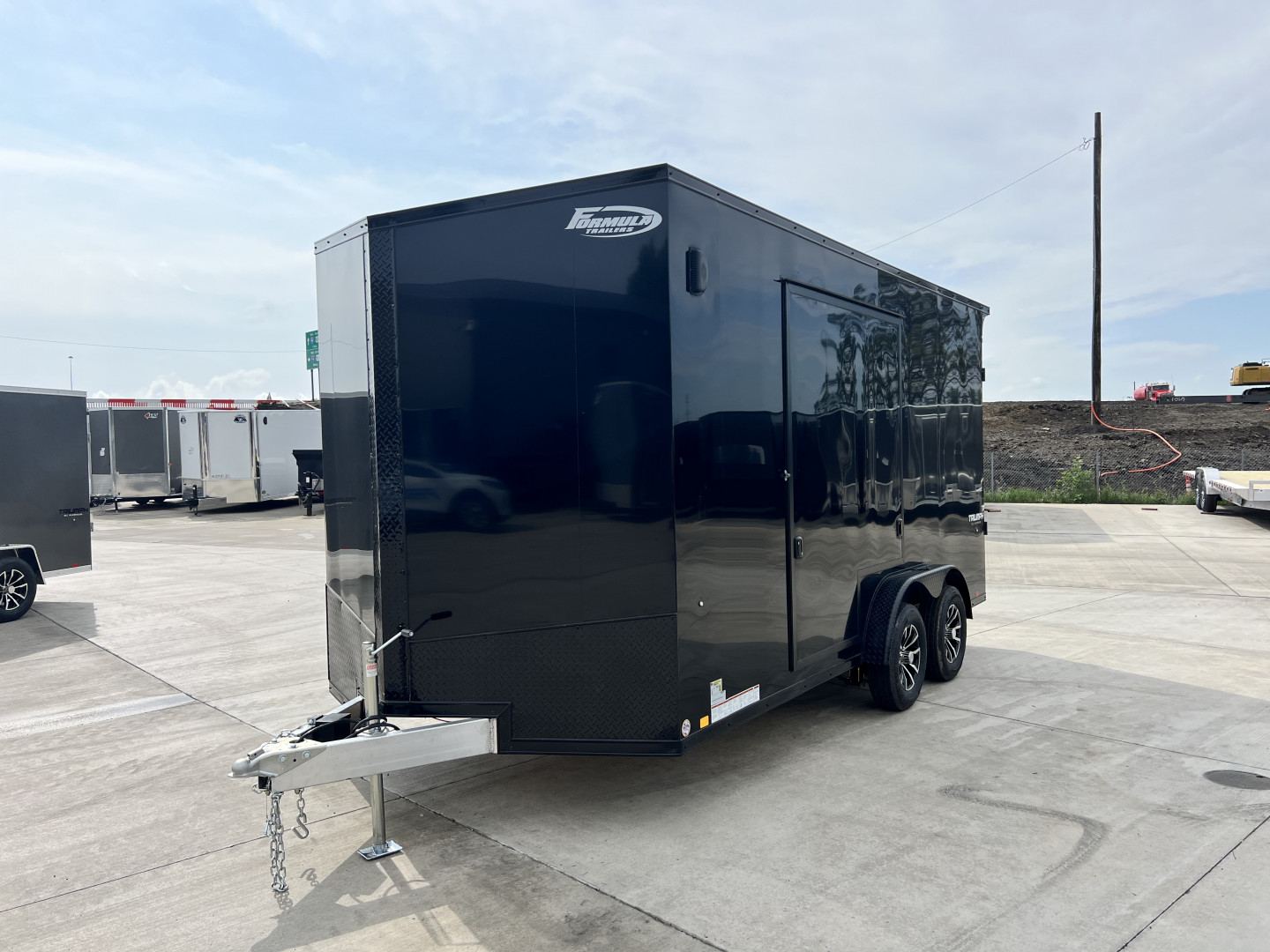 New 2025 Formula Trailers 7.5x16 UTV blackout Cargo / Enclosed Trailer