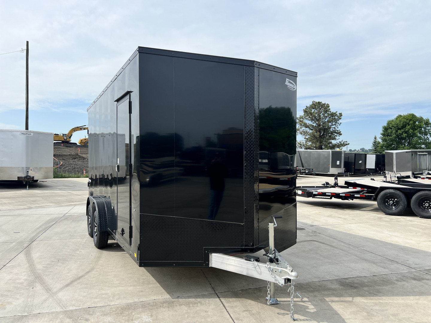 New 2025 Formula Trailers 7.5x16 UTV blackout Cargo / Enclosed Trailer