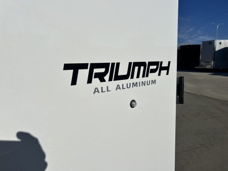 New NEW 2026 Formula 7.5x16 +V Triumph ALL ALUMINUM, QUALITY, 88” TALL BLACKOUT Edition Ramp 86” dr opening Enclosed Cargo Trailer