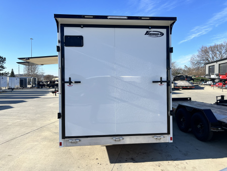 New NEW 2026 Formula 7.5x16 +V Triumph ALL ALUMINUM, QUALITY, 88” TALL BLACKOUT Edition Ramp 86” dr opening Enclosed Cargo Trailer
