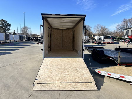 New NEW 2026 Formula 7.5x16 +V Triumph ALL ALUMINUM, QUALITY, 88” TALL BLACKOUT Edition Ramp 86” dr opening Enclosed Cargo Trailer