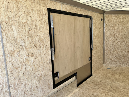 New NEW 2026 Formula 7.5x16 +V Triumph ALL ALUMINUM, QUALITY, 88” TALL BLACKOUT Edition Ramp 86” dr opening Enclosed Cargo Trailer