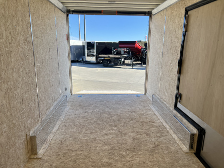 New NEW 2026 Formula 7.5x16 +V Triumph ALL ALUMINUM, QUALITY, 88” TALL BLACKOUT Edition Ramp 86” dr opening Enclosed Cargo Trailer