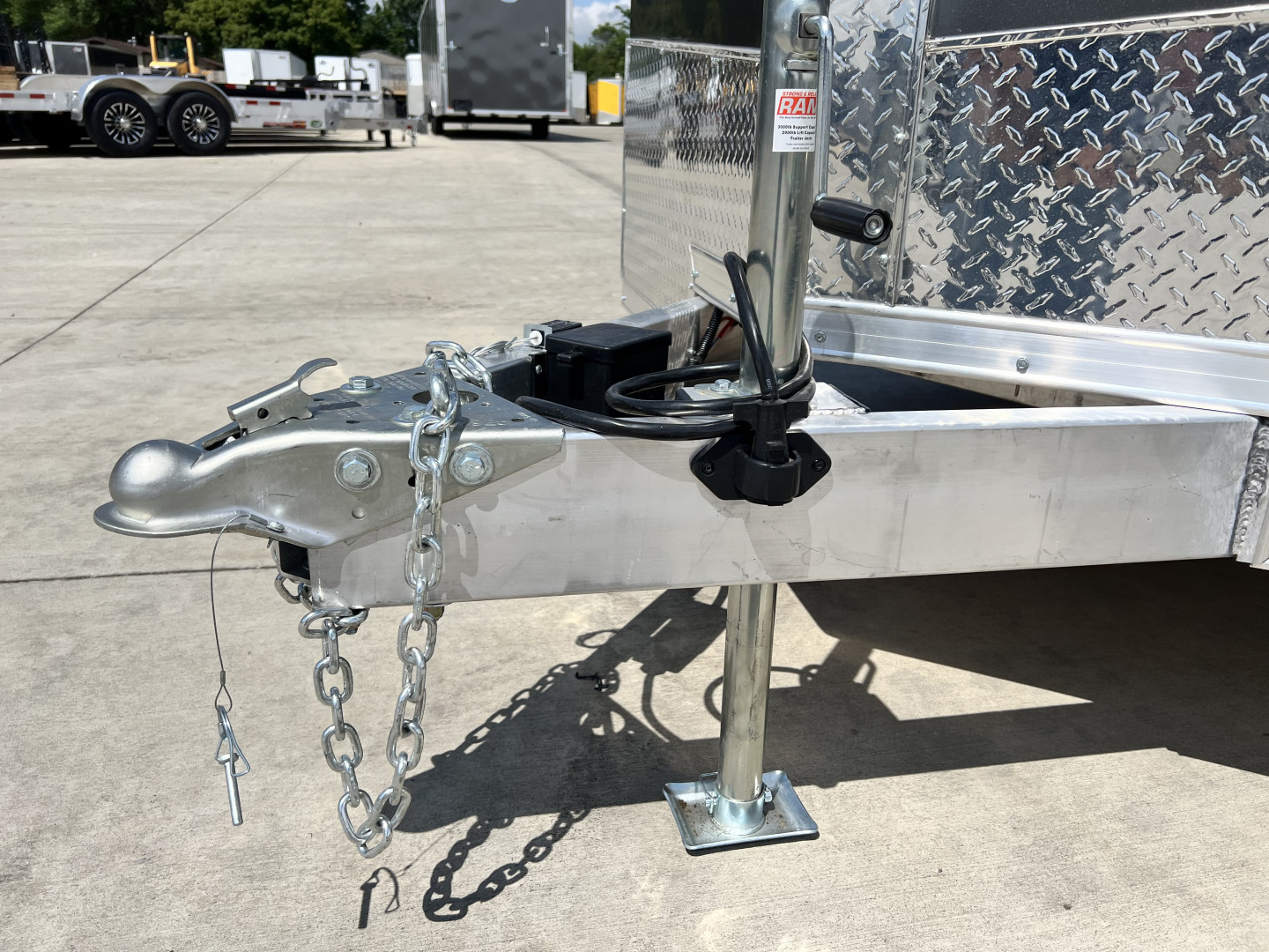 New NEW 2025 Formula 7.5x16 +V Triumph ALL ALUMINUM, WHITE Interior, QUALITY, 88” TALL Ramp 86” dr opening Enclosed Cargo Trailer