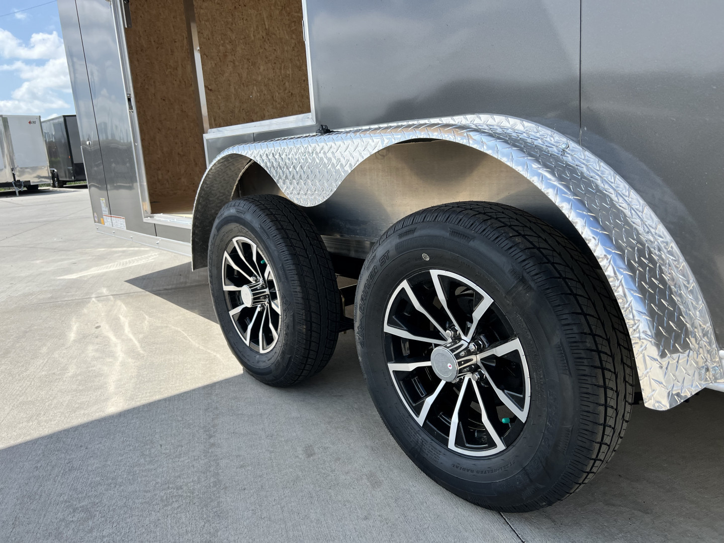 New NEW 2025 Formula 7.5x16 +V Triumph ALL ALUMINUM, WHITE Interior, QUALITY, 88” TALL Ramp 86” dr opening Enclosed Cargo Trailer
