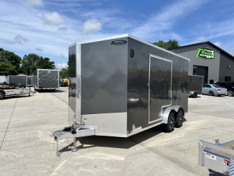 New NEW 2025 Formula 7.5x16 +V Triumph ALL ALUMINUM, WHITE Interior, QUALITY, 88” TALL Ramp 86” dr opening Enclosed Cargo Trailer