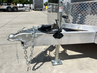 New NEW 2025 Formula 7.5x16 +V Triumph ALL ALUMINUM, WHITE Interior, QUALITY, 88” TALL Ramp 86” dr opening Enclosed Cargo Trailer
