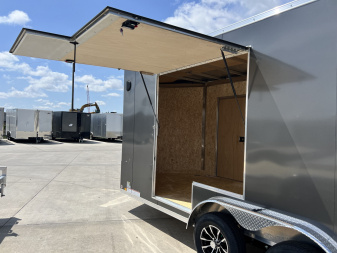 New NEW 2025 Formula 7.5x16 +V Triumph ALL ALUMINUM, WHITE Interior, QUALITY, 88” TALL Ramp 86” dr opening Enclosed Cargo Trailer